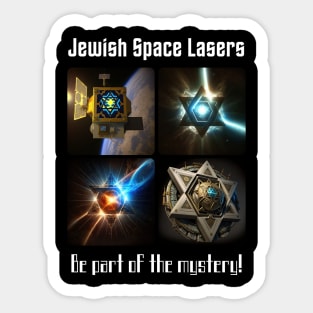 Jewish Space Lasers v5 Sticker